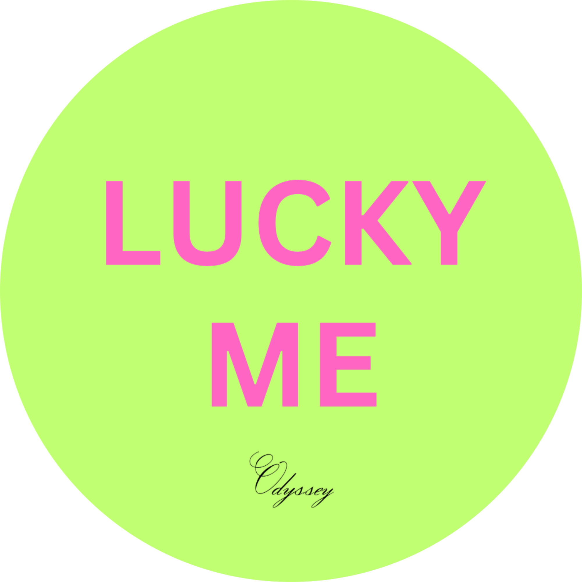 “LUCKY YOU” STICKER